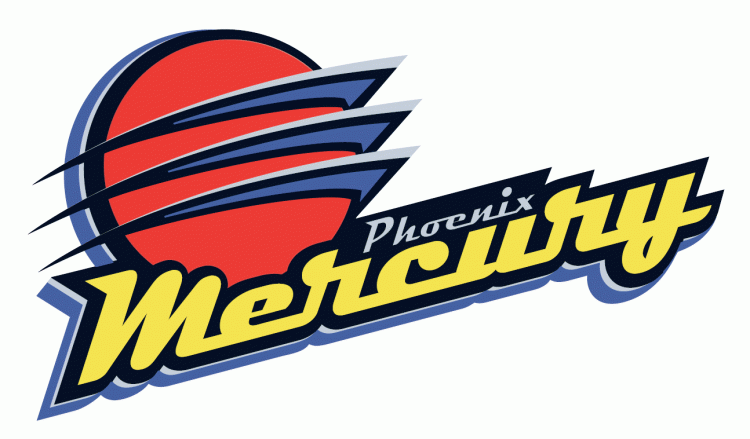 Phoenix Mercury 1997-2010 Primary Logo vinyl decal